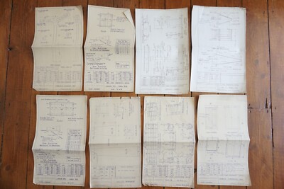 LMS Eisenbahn Namensschilder Hütten Post Stellwerk verwandt Eisenbahn Zeichnung Diagramm x8