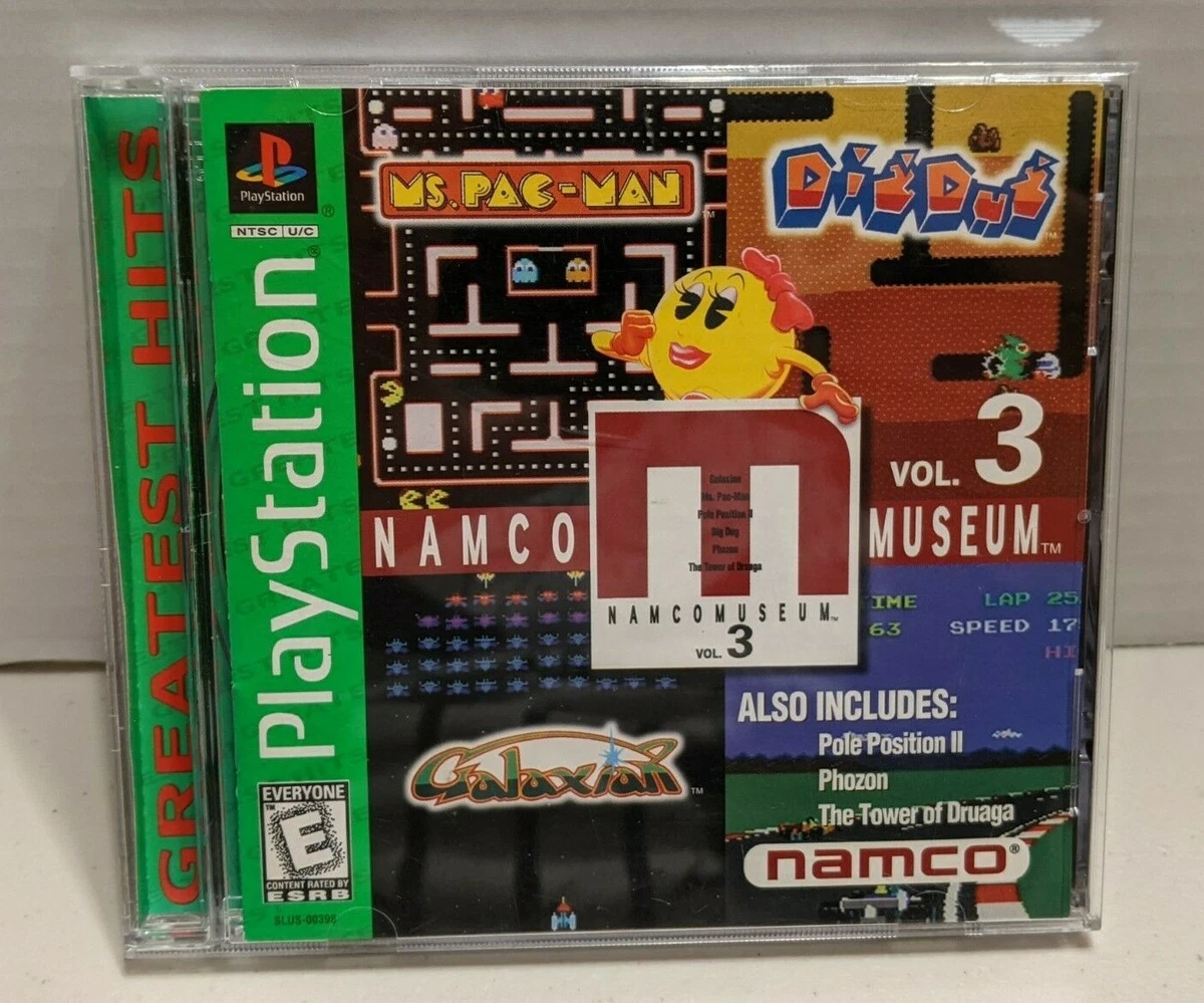 Namco Museum Vol. 3 Sur PS1 – Complet Avec Notice – PAL – Jeu PlayStation