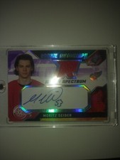 2021-22 SPx - Rookie Auto Jersey Moritz seider spectrum #19/25