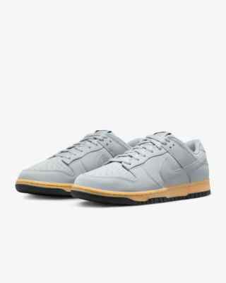 Nike Dunk Low Retro SE Men's Size 10.5 Wolf Grey/Wolf Grey-Gum Yellow HQ1932 001