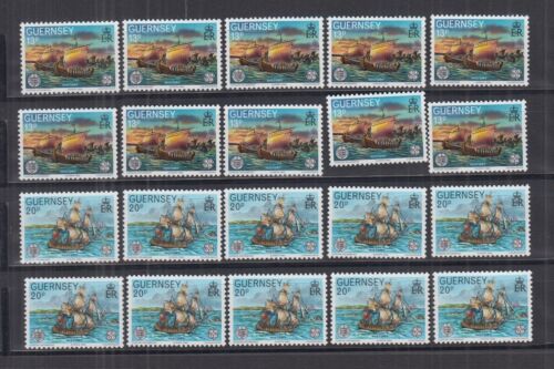 E572. 10x Guernsey - MNH - Transport - Ship - Europa CEPT - Queen - Picture 1 of 1