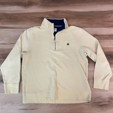 Brooks Brothers 1/4 Zip Pullover Sweater Men XL Mock Neck Classic Fit