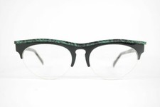 Vintage Spectacles Colorado 52 21 135 Black/Silver Half-Frame Glasses NOS