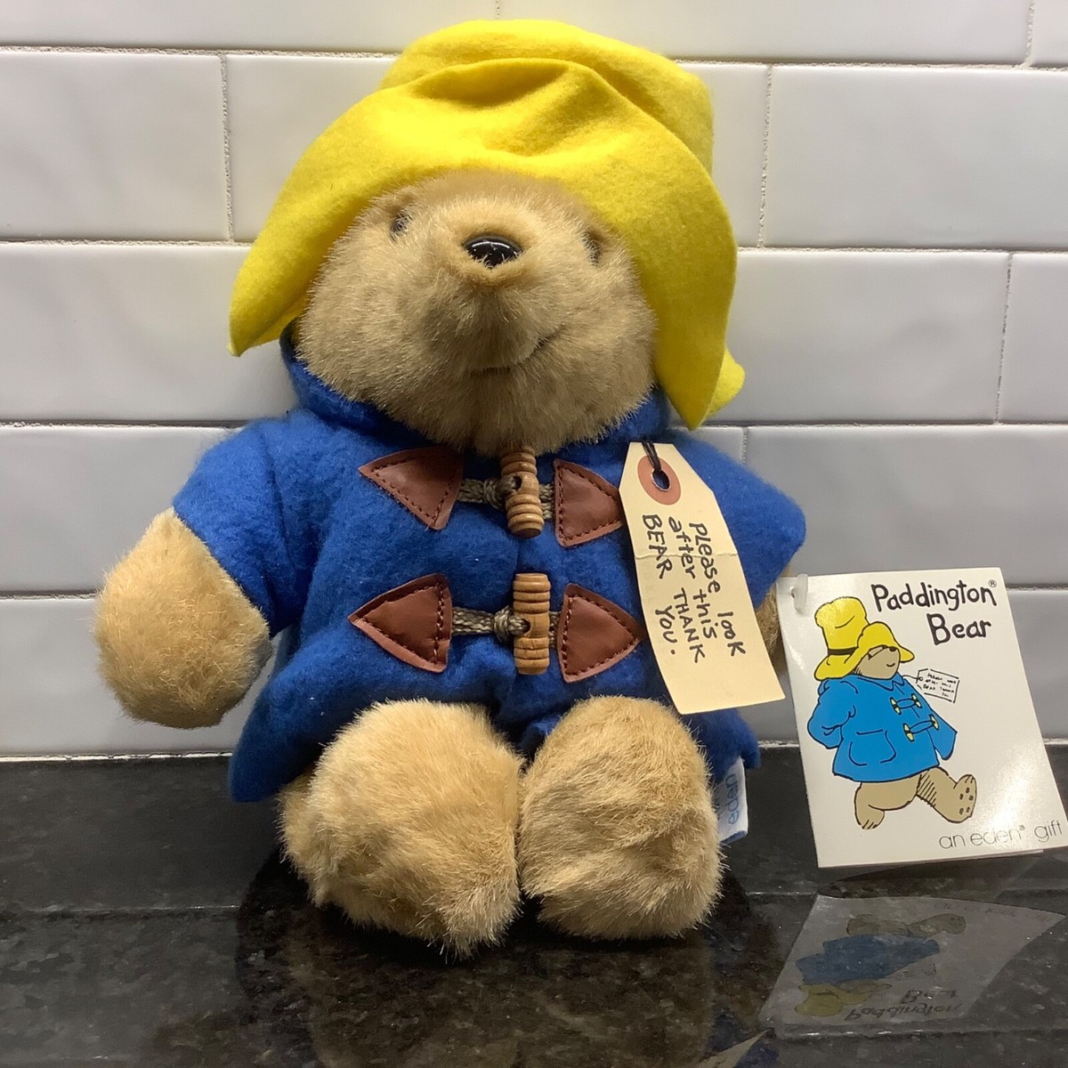 Grand Ours Paddington Rare - Fabriqué En Angleterre - Vintage 12-16 Ans