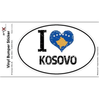 Made In Kosovo Badge Vector Sticker With Stars And National Flag Sign Isolated On White