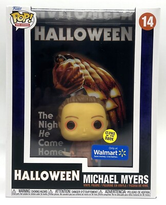 #ad Funko Pop Comic Covers Halloween Michael Myers #14 GITD Walmart Exclusive $29.99