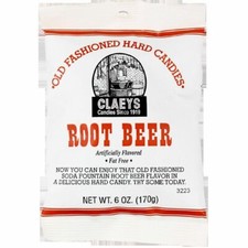 Claey's Root Beer Old Fashioned Hard Candy 1 TO 12 BAGS - FREE SHIPPING