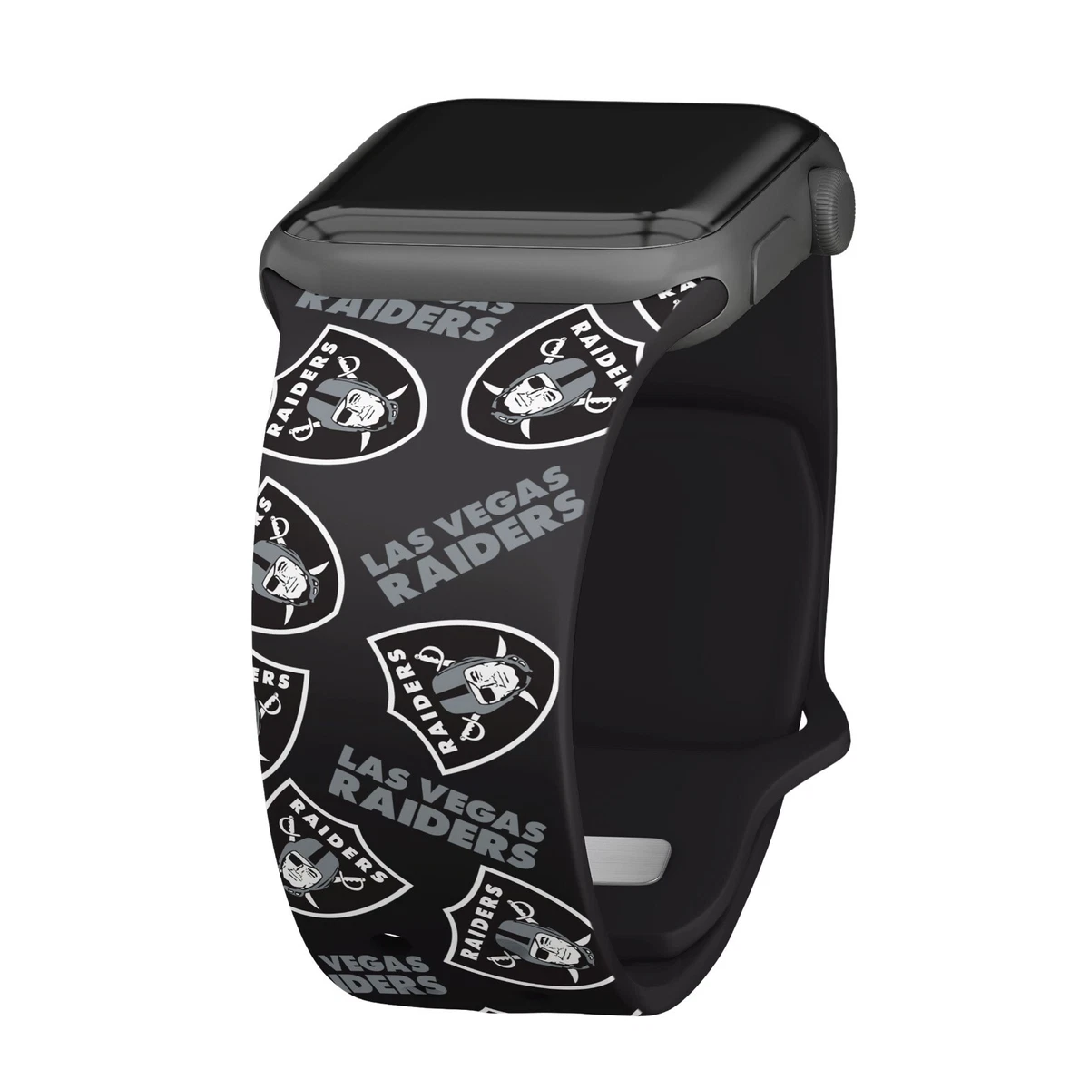 Game Time Las Vegas Raiders HD Watch Band Compatible with Apple Watch