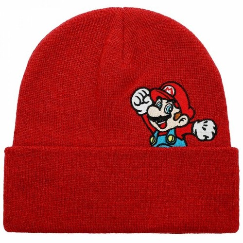 Super Mario Red Winter Insulated Beanie 
