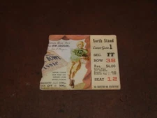 1948 ORANGE BOWL FOOTBALL TICKET STUB  GEORGIA TECH KANSAS KU 1ST EVER BOWL GAME