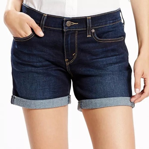 Levis Levi Strauss Cuffed Jean Shorts 