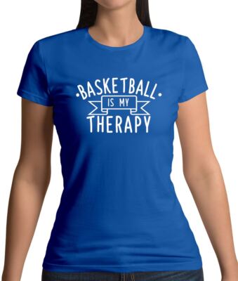 Basketball Is My Therapy - Damen T-Shirt - Spieler Fan Ausrüstung Liebe