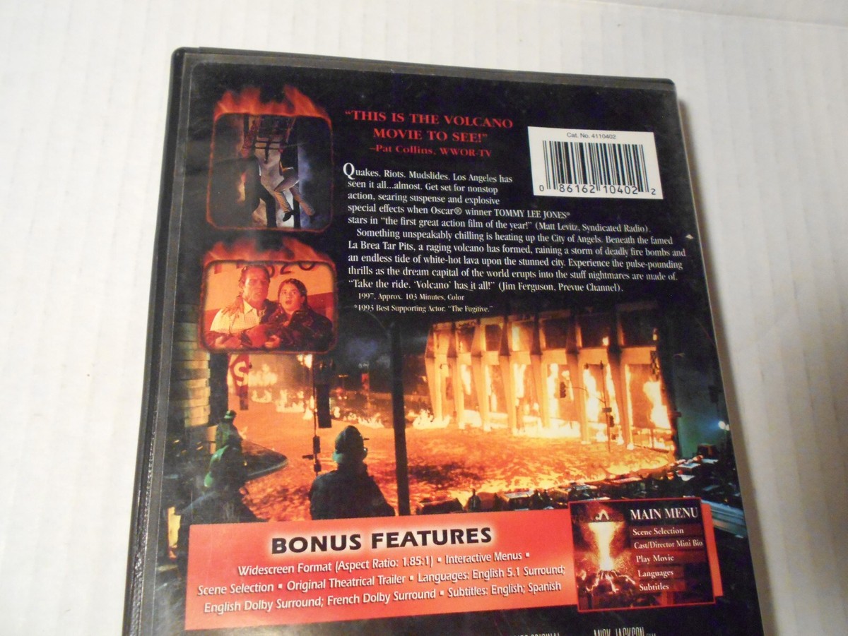 Volcano Tommy Lee Jones widescreen w/ Index Card Tested | eBay