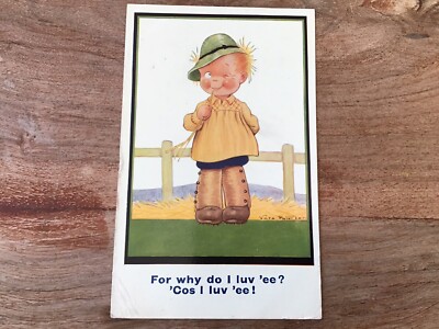 Denn warum luv ee? Vera Paterson, alte Postkarte B445