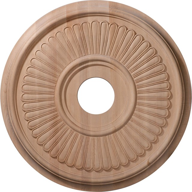 Cmwbe Berkshire Carved Wood Ceiling Medallion