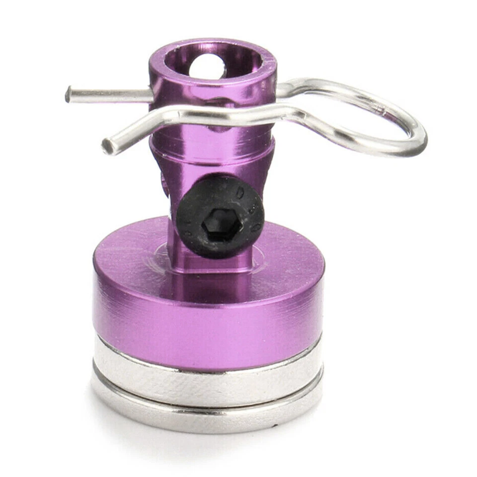 4x Magnetic Invisible Body Post Mount with R clips for 1/10 RC Car etc... - Image 4 of 4