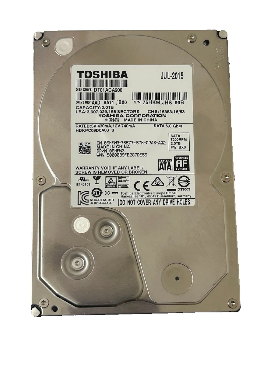 Las mejores ofertas en Capacidad de almacenamiento Toshiba SATA