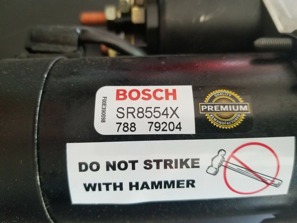 Motor De Arranque Bosch Remanufacturado SR8554X - Núcleo NO Necesario Foto 2 de 4