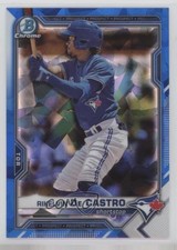 2021 Bowman Chrome Draft Sapphire Edition Rikelvin De Castro #BDC-188 01ks