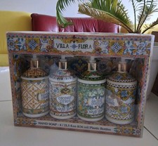 Villa Flora Made IN USA Hand Soap 4/21.5 fl oz Pack of 4 (86 fl oz Total)