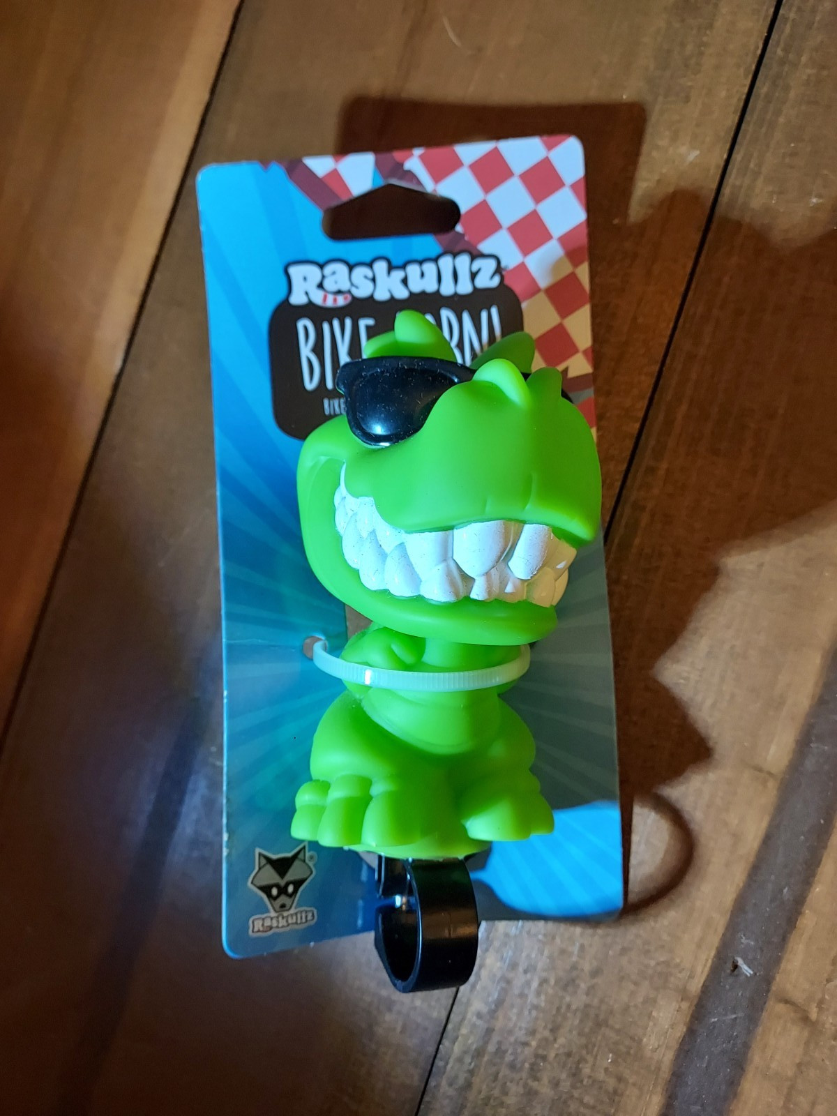 RASKULLZ T-REX Shape Bicycle Bike Horn, Mounting Hardware In