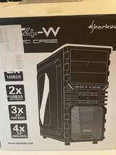 Sharkoon VG4-W ATX PC Gehäuse MidiTower USB 3.0 Seitenfenster Schwarz