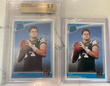?SAM DARNOLD 2018 Donruss RATED Rookie Card RC Seahawks Beckett 9.5 + Base. rookie card picture
