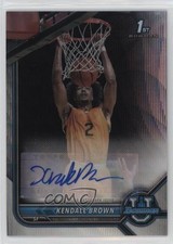 2021 Bowman U Chrome Prospect Silver Wave Refractor /199 Kendall Brown Auto 1i9