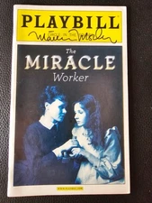 2010 Playbill The Miracle Worker autographed BY Matthew Modine