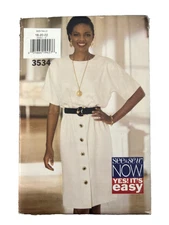 Butterick Sewing Pattern 3534 See & Sew 90s Misses Top & Skirt Sizes 18-20-22