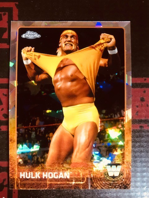 2015 topps chrome atomic refractor hulk hogan