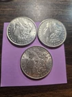 3 US Morgan Silver Dollars 1883,84, and 89