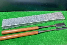 NOMI Vintage Carpentry Tool Wood Long Chisel Set Made by Japanese craftsmen #49