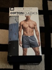 3 Pack Tommy Hilfiger Men's 100 Cotton Classics Woven Boxers XL