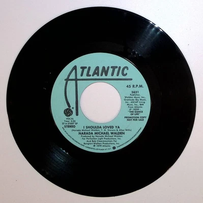 Narada Michael Walden 45 "I Shoulda Loved Ya stereo / Mono" EX VG++ Promo R7 - image 1 of 2