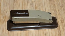 Vintage Swingline Cub Stapler 5 1/4" Tan Brown Office Desk Work Made In USA