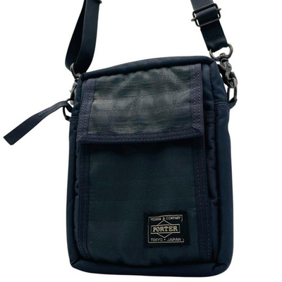 #ad PORTER Shoulder Bag Nylon Navy Craftsman Simple $114.13