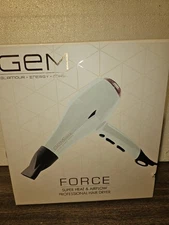 Gem Force Super Heat & Airflow Professional Hair Dryer 1600 Watts Ionic Ceramic