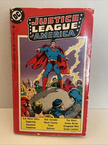 Vtg 1977 JUSTICE LEAGUE OF AMERICA PAPERBACK TEMPO BOOKS DC Comics