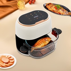 4L Hot Air Fryer, Air Fryer with Touch Screen, Visible Baking Basket Air Fryer