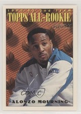 1993-94 Topps Topps All-Rookie Team Gold Alonzo Mourning #177 HOF 02v3