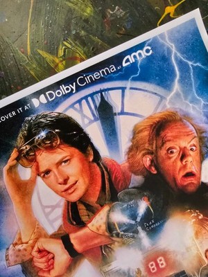 2025 Back to the Future 40th Anniversary 11x14 Movie Poster