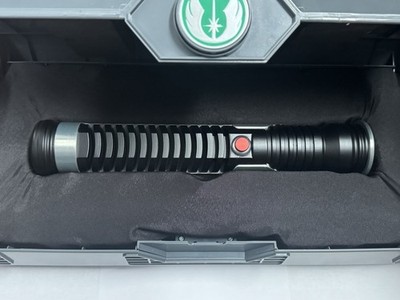 Star Wars Qui-Gon Jinn Legacy Lightsaber Galaxy s Edge Hilt With Collector Case!