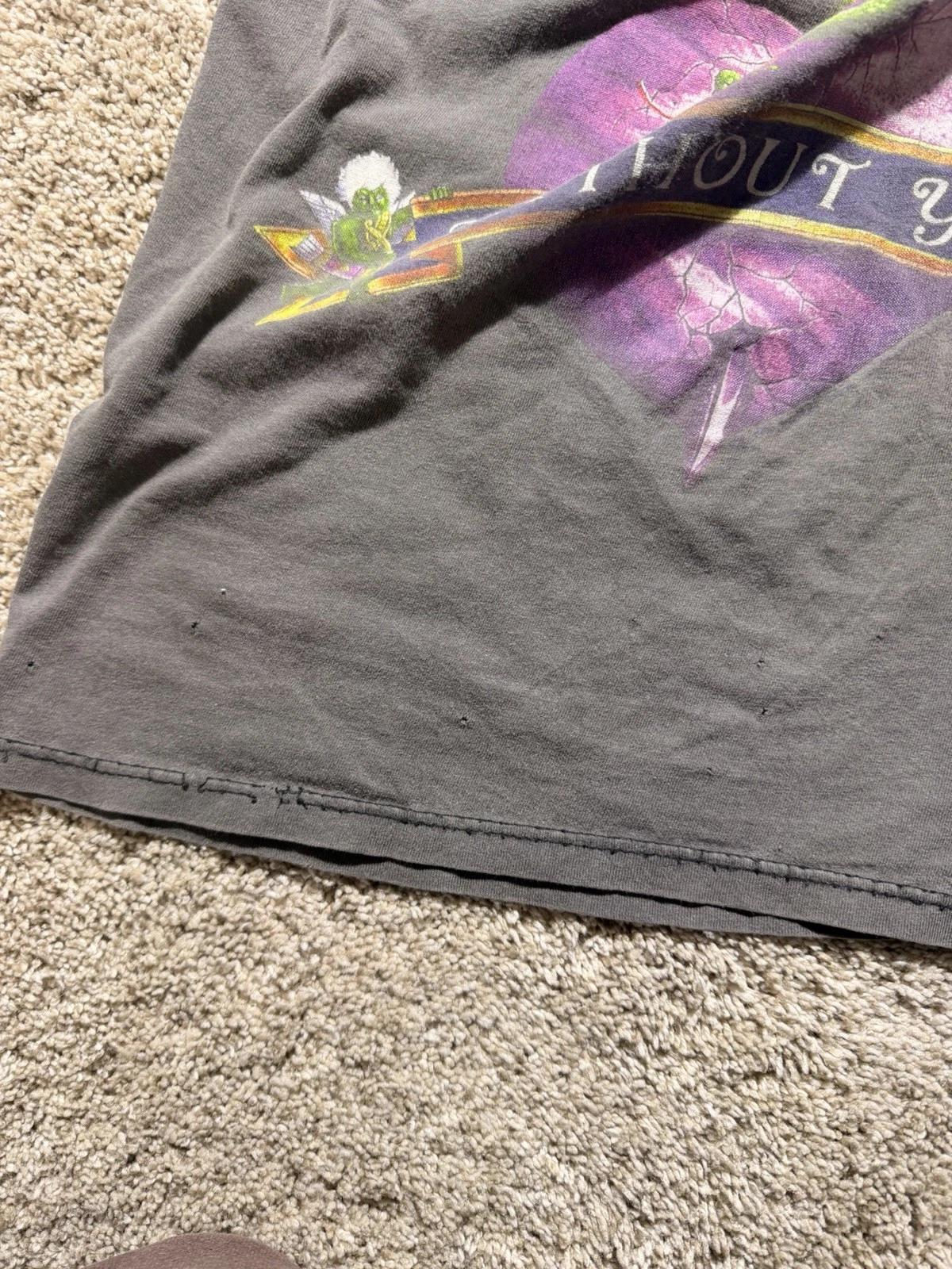 Vintage 1989 Motley Crue Dr. Feelgood Without You Shirt Size M - product detail image 5