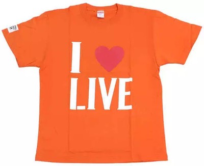 Tshirt (Figur) Takami Chika I LOVE LIVE Tshirt Orange M Größe ''Love Live!