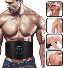 EMS Abdominal Muscle Toning Trainer Stimulator Toner Fitness Binder Waist Belt