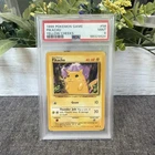 1999 Pokemon Pikachu Yellow Cheeks #058/102 PSA 9