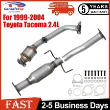 NEW FITS FOR 1999-2004 TOYOTA TACOMA 2.4L FRONT & REAR CATALYTIC CONVERTER SET..