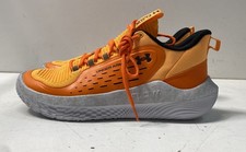 Under Armour Flow Breakthru 4 Orange Yellow Women's Basketball Shoes Size 12.5