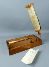 Vintage Fuller's Spiral Slide Rule or Calculator by John Davis with Case c1944